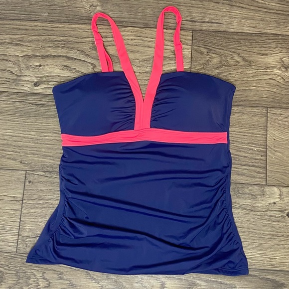 Boden Corsica Colorblock Tankini Swim Top - Picture 4 of 9